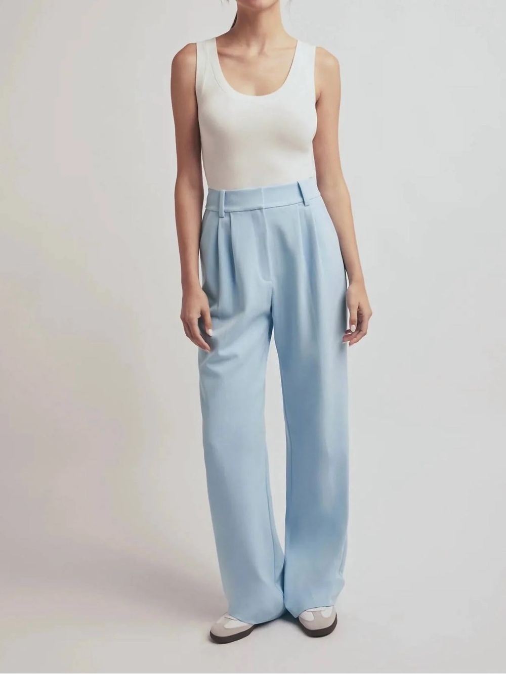 Favorite Daughter The Favorite Pants in Sky Blue - Picture 7 of 7